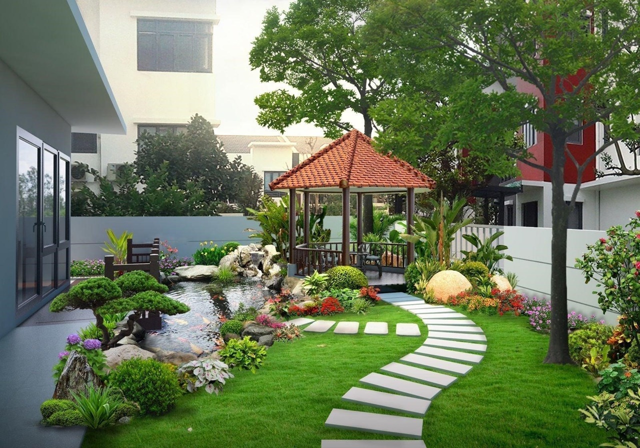 Một số lưu ý cách trồng cây cảnh trong sân vườn